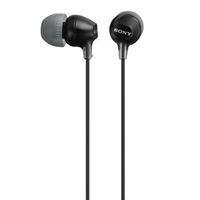 HEADPHONES WITH MIC WIRED 3.5 MM JACK IN-EAR-BLACK
