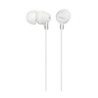 EARBUDS WIRED STYLISH HYBRID SILICONE COMFORT FIT-WHITE