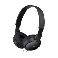 HEADPHONES WIRED PADDED EARCUPS FOLDABLE-BLACK