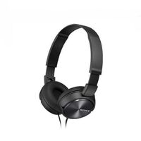 HEADPHONES WIRED 3.5 MM JACK ON-EAR FOLDING HEADPHONES-BLACK