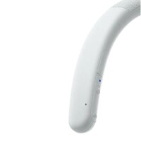 SPEAKER WIRELESS NECKBAND WEARABLE SPEAKER DEDICATED MUTE VOLUME & POWER-WHITE