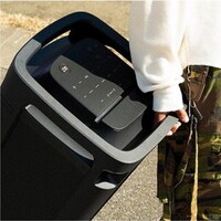 SPEAKER TOWER WIRELESS ULT POWER SOUND SERIES 9 PARTY LIGHTS 360 SOUND MIC & GUITAR INPUT-BLACK