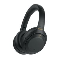 HEADPHONES WIRELESS PREMIUM NOISE CANCELING WITH MIC-BLACK
