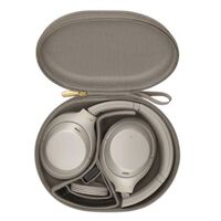 HEADPHONES WIRELESS PREMIUM NOISE CANCELING WITH MIC-SILVER