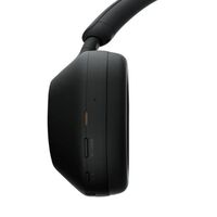 HEADPHONES WIRELESS INDUSTRY LEADING NOISE CANCELING WITH MIC-BLACK