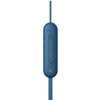 HEADPHONES WITH NECKBAND AND MIC WIRELESS IN-EAR-BLUE