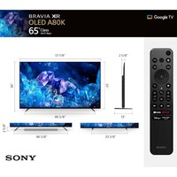 TV 65" BRAVIA XR A80K 4K HDR OLED TV WITH SMART GOOGLE TV (2022)