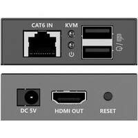 EXTENDER KVM OVER CAT 6/6A/7 WITH HDMI AND USB PORTS