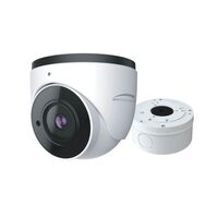 CAMERA TURRET 2MP H.265 IP /IR 2.8MM FIXED LENS /INCLUDED JUNCTION BOX - WHITE