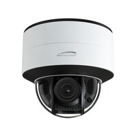 CAMERA 4MP IP DOME WITH ADVANCED ANALYTICS AND LPR, 2.8-12MM MOTORIZED LENS,JUNC BOX, WHITE