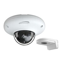CAMERA 4MP IP MINI DOME AI IR 2.8MM LENS WHITE INCLUDED WALL BRACKET NDAA