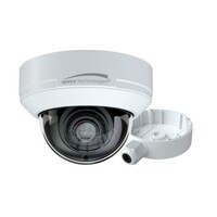 CAMERA 4MP H.265 IP DOME WITH IR WDR 2.8-12MM MOTORIZED LENS INCLUDED JUNCTION BOX WHITE NDAA
