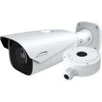 CAMERA 8MP H.265 IP BULLET WITH IR 2.8-12MM MOTORIZED LENS W/JUNCTION BOX-WHITE HOUSING