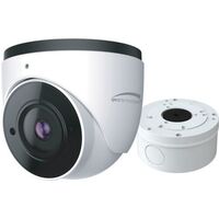 CAMERA 8MP H.265 IP TURRET WITH IR 2.8MM FIXED LENS W/JUNCTION BOX - WHITE HOUSING