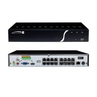 KIT 16 CHANNEL 8MP NVR WITH 4TB HDD & 12 4K DOME CAMERAS KIT