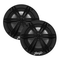 SPEAKER STINGER 6.5 IN MARINE COAXIAL BLACK WITH RGB