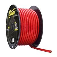 WIRE 100FT 4 GA RED POWER WIRE PRO
