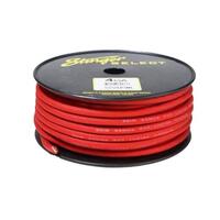 WIRE SPOOL 4 GAUGE 100 FT STINGER SELECT RED MATTE