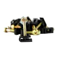 CLIP GROUND WIRE BLACK 100/PACK
