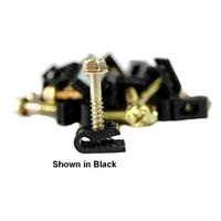 CLIP GROUND WIRE WHITE 100/PACK