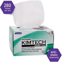 FIBER CLEANING WIPES -- 4.4" X 8.4" SIZE - BOX OF 280