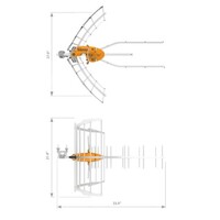 ANTENNA ELLIPSE ANTENNA (UHF ONLY)