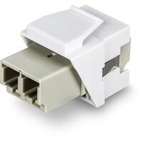 KEYSTONE COUPLER LC DUPLEX FIBER OPTIC KEYSTONE