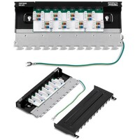 PATCH PANEL WALL RACK 8-PORT CAT6A SHIELDED