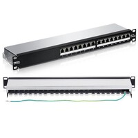 PATCH PANEL WALL RACK 16-PORT CAT6A SHIELDED