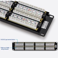 PATCH PANEL CAT6 48-PORT UNSHIELDED