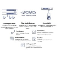 MODULE 10GBASE-LR SFP+ SINGLE MODE LC MODULE (10KM WITH DDM)