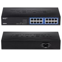 SWITCH 16-PORT GIGABIT GREENNET (METAL DESKTOP) W/ INTERNAL POWER