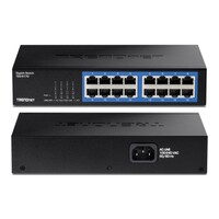 SWITCH 16-PORT GIGABIT DESKTOP SWITCH /W METAL CASE