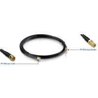 CABLE LOW LOSS RP-SMA MALE TO RP-SMA FEMALE ANTENNA CABLE - 2M (6.5 FT.)