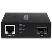 CONVERTER MEDIA GIGABIT POE PD SFP FIBER