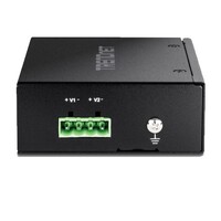CONVERTER MEDIA 2-PORT INDUSTRIAL SFP TO GIGABIT POE++
