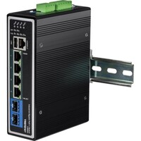 SWITCH 6-PORT INDUSTRIAL GIGABIT L2+ MANAGED (4) POE++ DIN-RAIL MOUNT