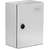 ENCLOSURE OUTDOOR IP66 STEEL WITH LOCKABLE HINGED DOOR