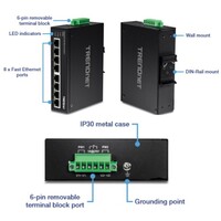 SWITCH 8-PORT INDUSTRIAL FAST ETHERNET DIN-RAIL