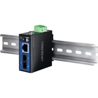 CONVERTER HARDENED INDUSTRIAL 1000BASE-LX MULTI-MODE SC FIBER CONVERTER