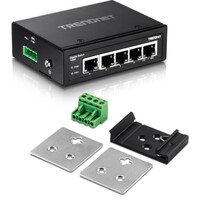 SWITCH 5-PORT HARDENED INDUSTRIAL GIGABIT