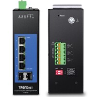 SWITCH 6-PORT INDUSTRIAL GIGABIT L2 MANAGED DIN-RAIL