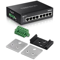 SWITCH 8-PORT HARDENED INDUSTRIAL GIGABIT