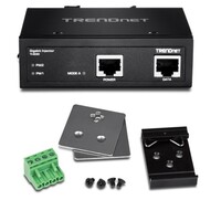 INJECTOR HARDENED INDUSTRIAL GIGABIT POE+ REQUIRES TI-S12048 SUPPLY