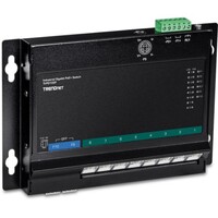 SWITCH 10-PORT INDUSTRIAL GIGABIT POE+ WALL-MOUNT FRONT ACCESS