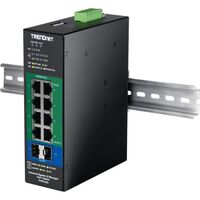 SWITCH 10-PORT INDUSTRIAL GIGABIT L2 MANAGED POEPlus DIN-RAIL SWITCH 24 - 57V