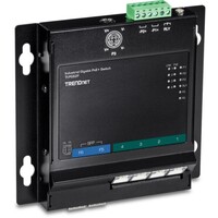 SWITCH 6-PORT INDUSTRIAL GIGABIT POE+ WALL-MOUNTED FRONT ACCESS