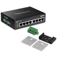 SWITCH 8-PORT HARDENED INDUSTRIAL GIGABIT POE+