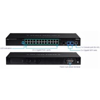 SWITCH 26-PORT INDUSTRIAL GIGABIT L2 MANAGED POE+ RACKMOUNT