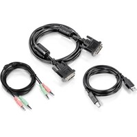 KIT 6 FT. DVI-I + USB + AUDIO KVM CABLE KIT FOR TK232DV